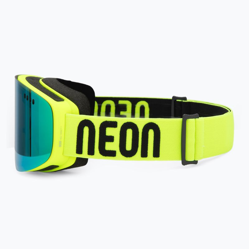 Гірськолижні окуляри Neon Light yellow/mirror green 4
