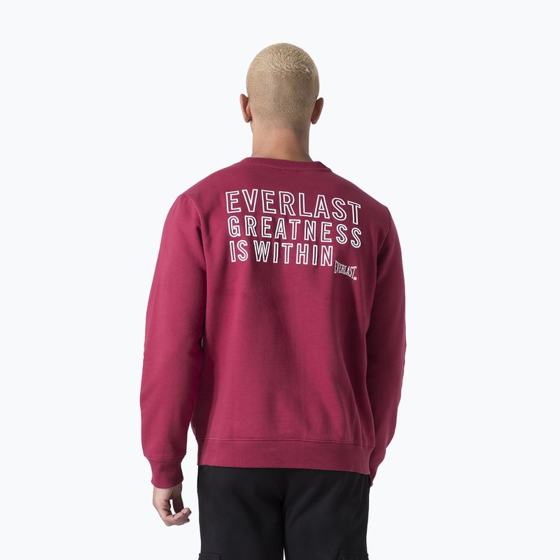 Кофта чоловіча Everlast Neutrals Crewneck bordeaux 3