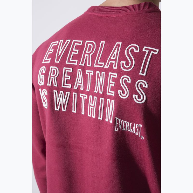 Кофта чоловіча Everlast Neutrals Crewneck bordeaux 5