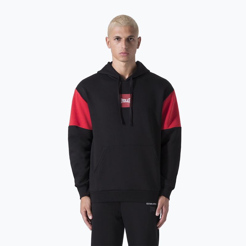 Кофта чоловіча Everlast Streetwear Hoodie black/red