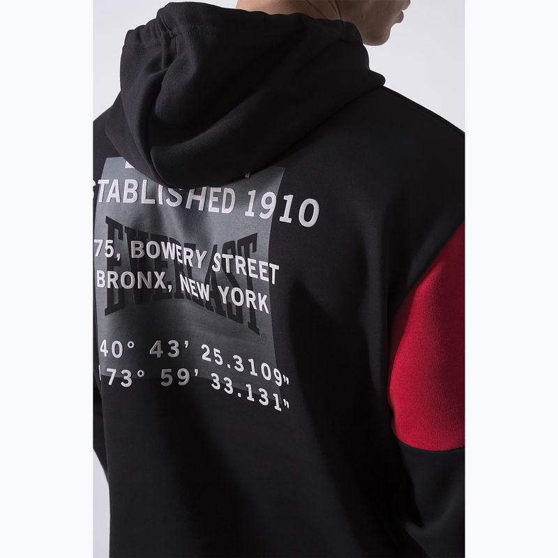 Кофта чоловіча Everlast Streetwear Hoodie black/red 5