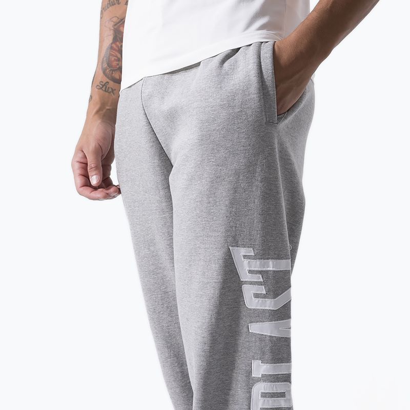 Штани для тренувань чоловічі Everlast Exclusive grey/melange 5
