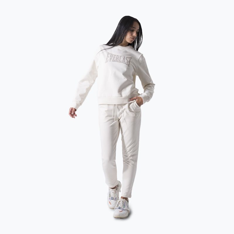 Кофта жіноча Everlast Leisure Crewneck dusty white 2