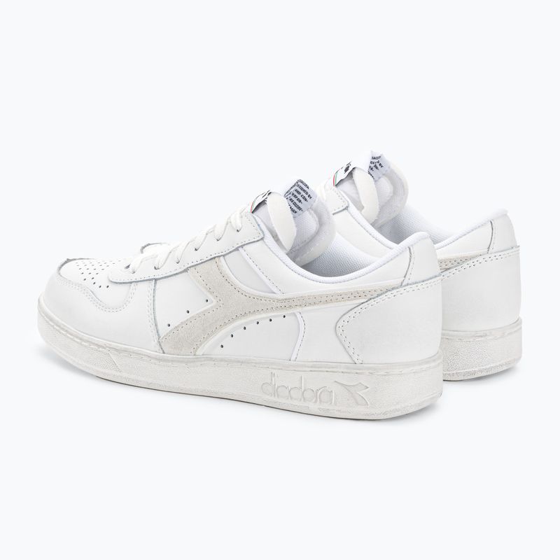 Кросівки Diadora Magic Basket Low Icona Leather white/white 3