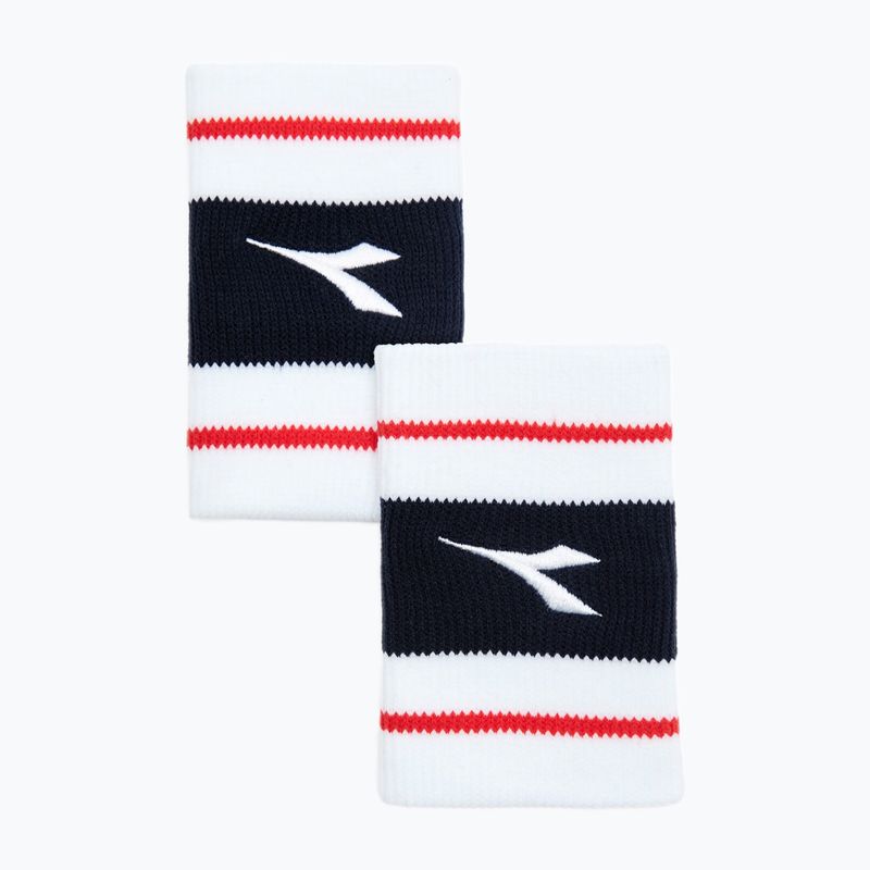 Напульсники Diadora Wristbands Wide Logo 2 шт. білі DD-103.179117-20002 3