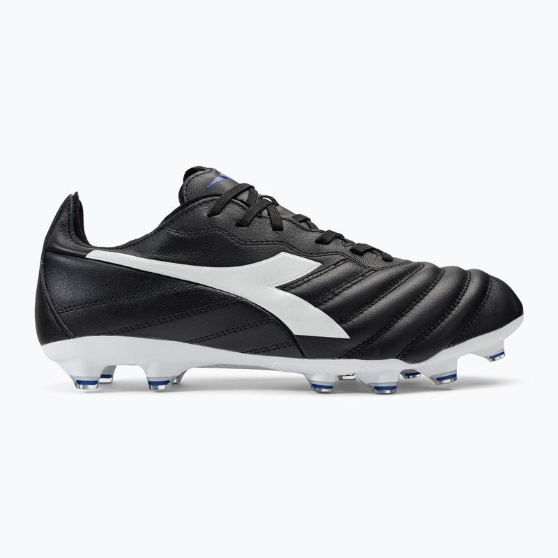 Футбольні бутси чоловічі Diadora Brasil Elite 2 LT LP12 чорно-білі DD-101.179061-D0214-40 2