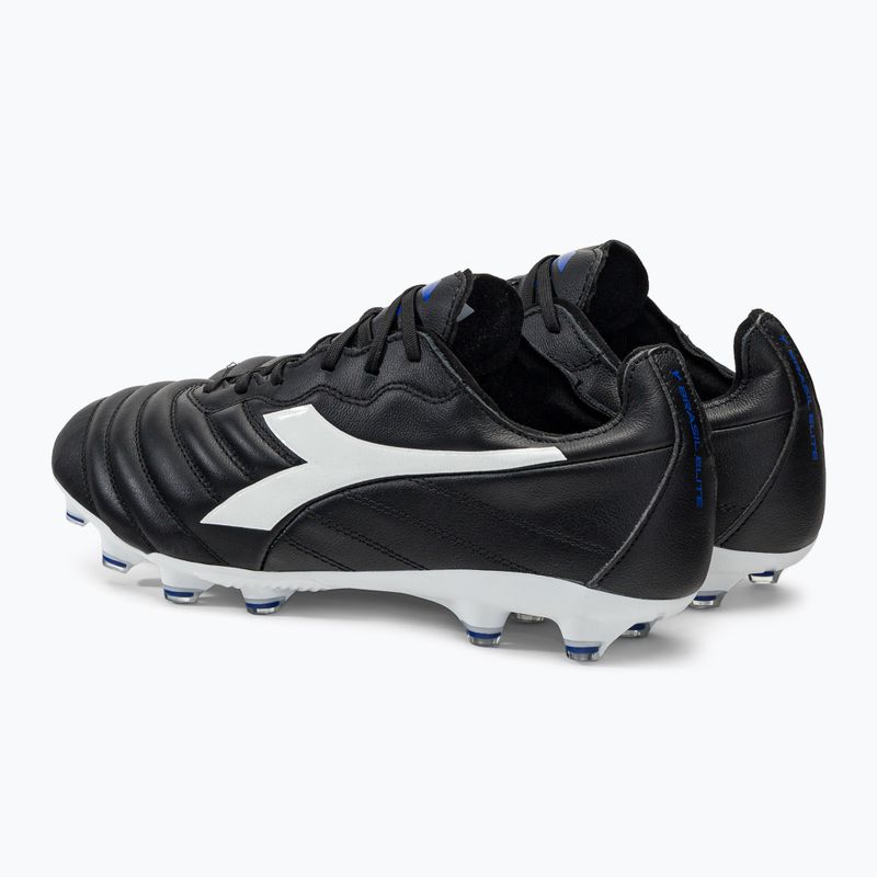 Футбольні бутси чоловічі Diadora Brasil Elite 2 LT LP12 чорно-білі DD-101.179061-D0214-40 3