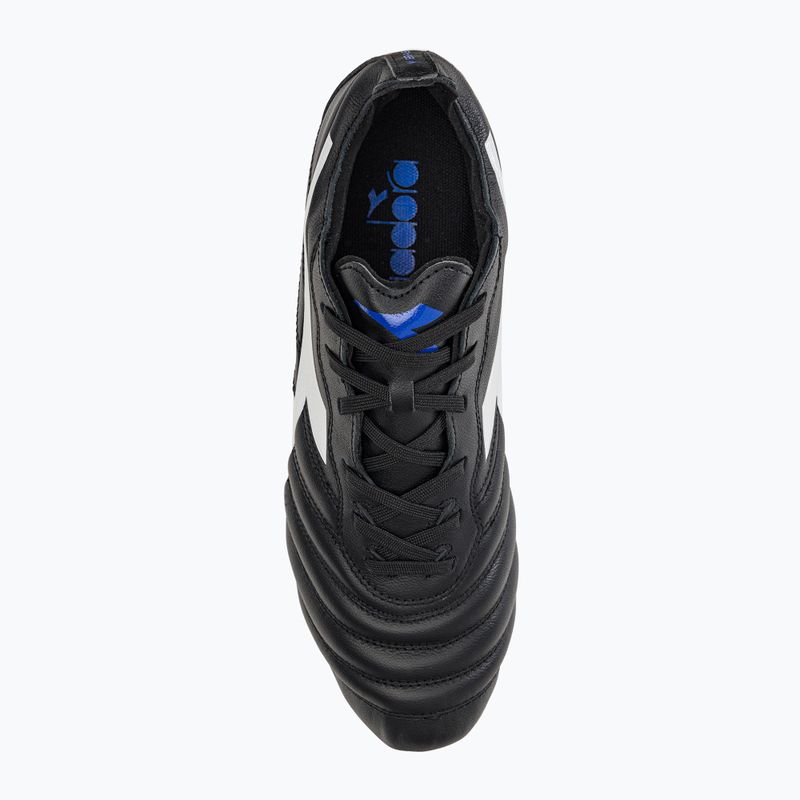 Футбольні бутси чоловічі Diadora Brasil Elite 2 LT LP12 чорно-білі DD-101.179061-D0214-40 6