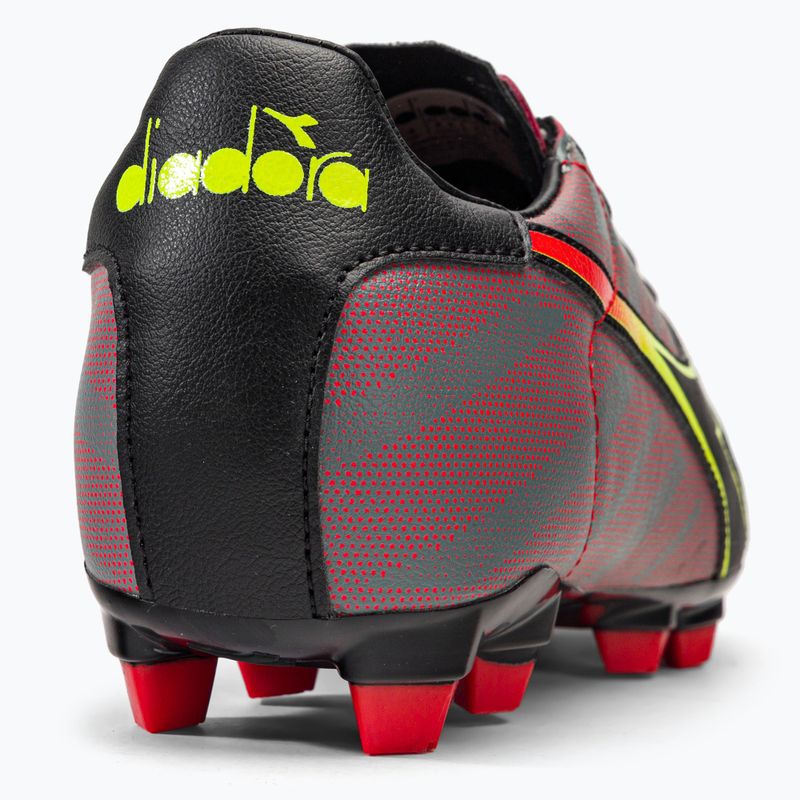 Футбольні бутси чоловічі Diadora Brasil Elite Veloce R LPU чорно-червоні DD-101.179181-D0136-39 9