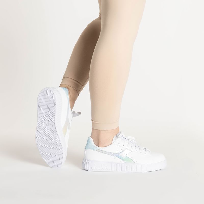 Черевики жіночі Diadora Step P Shimmer bianco/azzurro aria 2