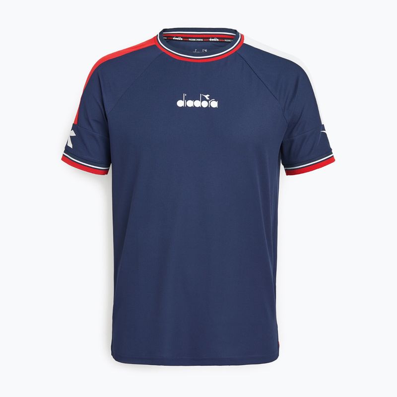 Футболка тенісна чоловіча Diadora Icon SS TS блакитна DD-102.179126-60063 5