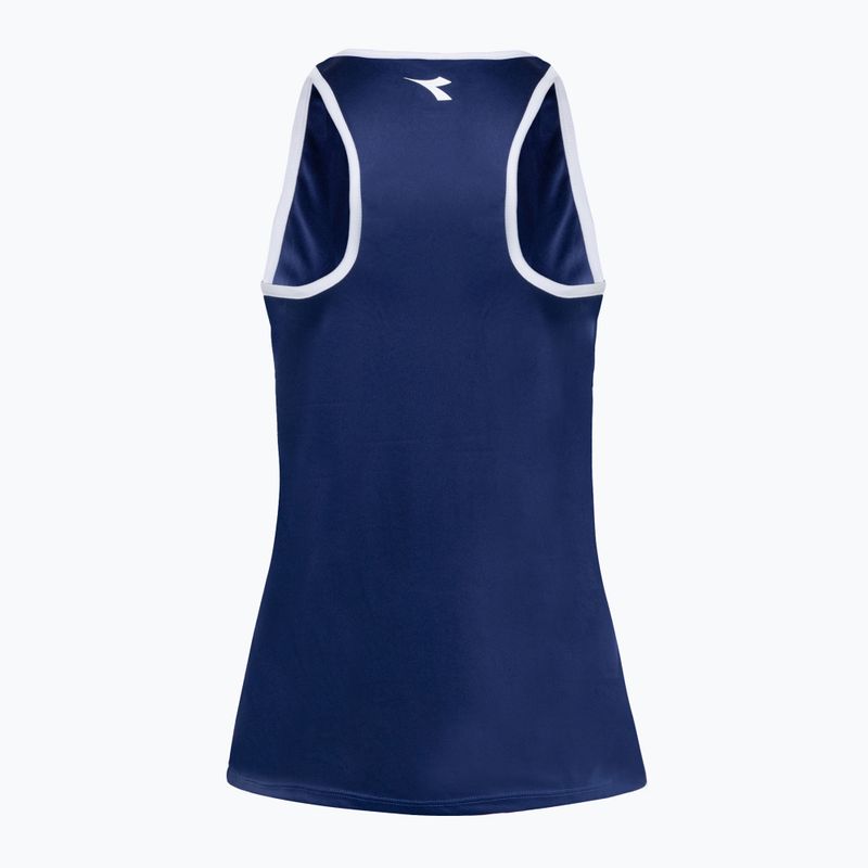 Футболка тенісна жіноча Diadora Core Tank блакитна DD-102.179174-60013 2