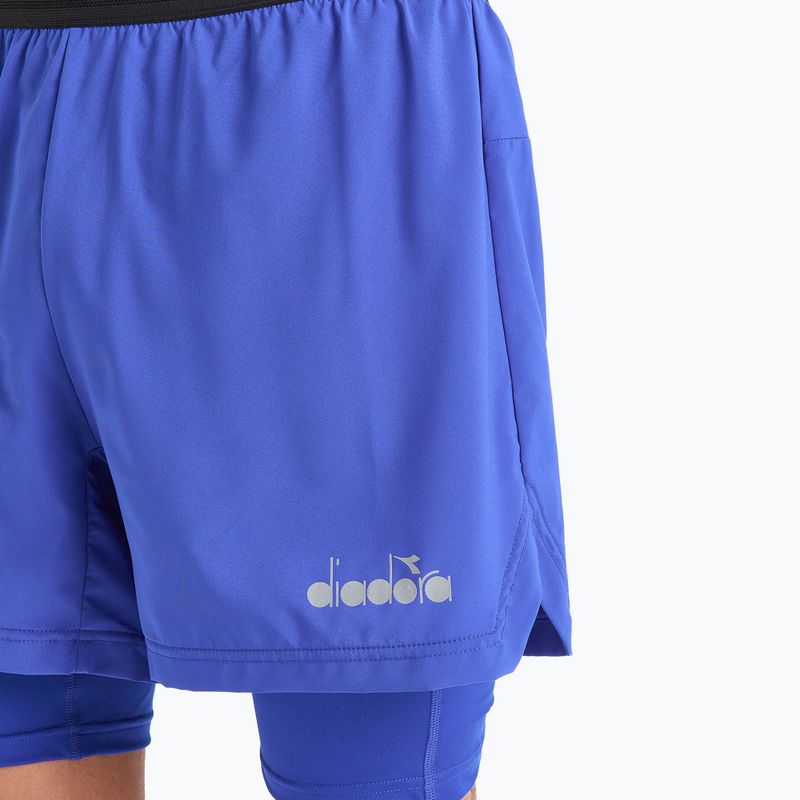 Шорти для бігу чоловічі Diadora Double Layer Bermuda Be One блакитні DD-102.179162-60050 4
