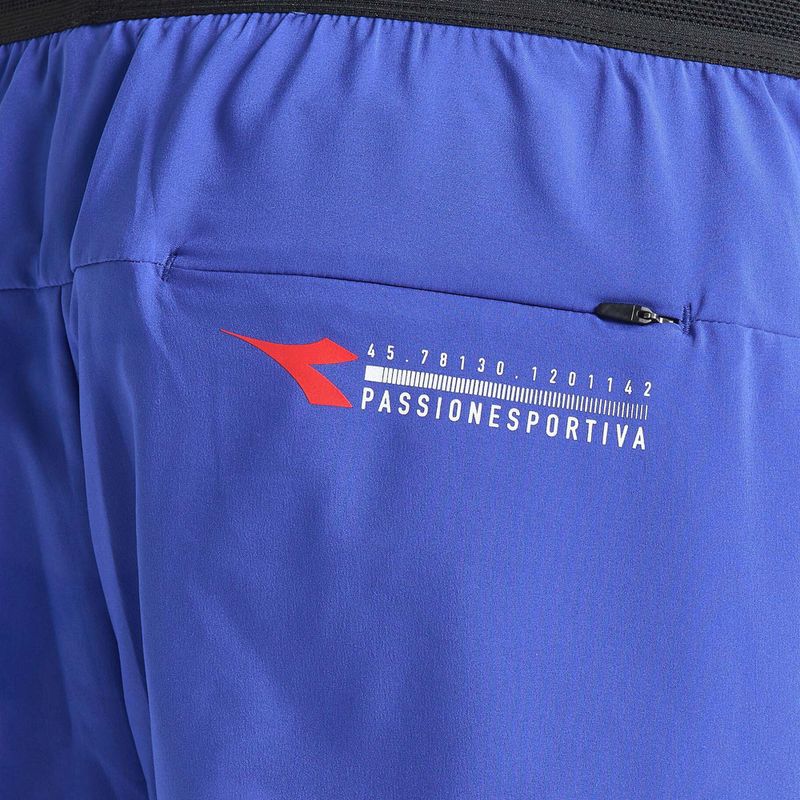 Шорти для бігу чоловічі Diadora Double Layer Bermuda Be One блакитні DD-102.179162-60050 5