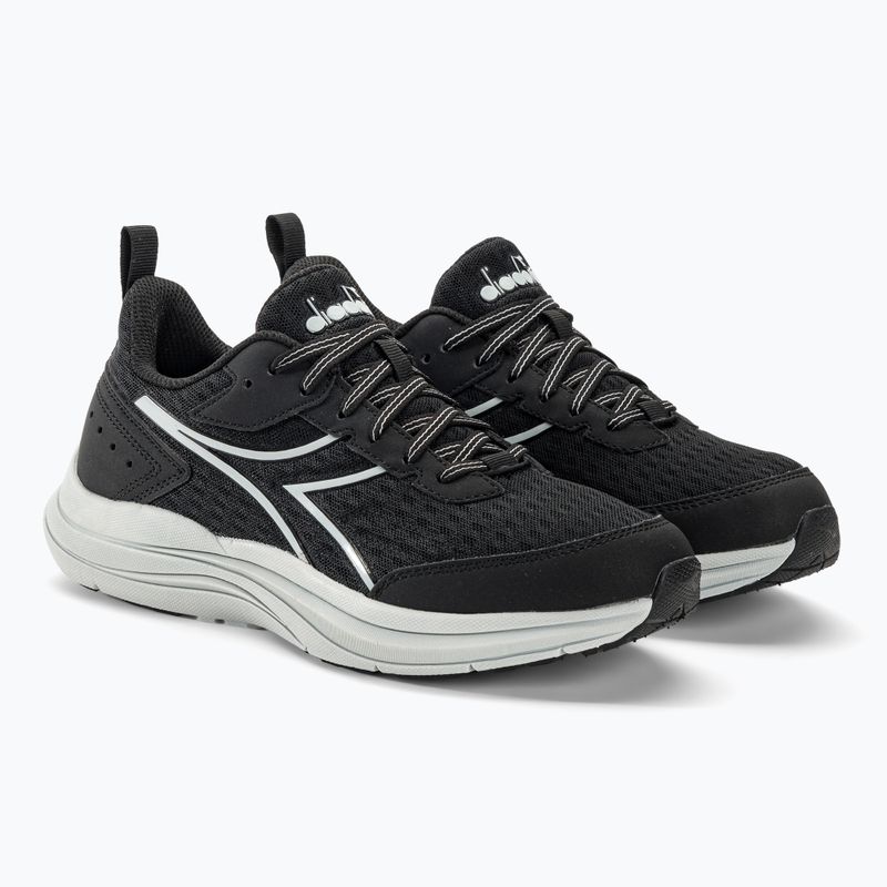 Жіночі бігові кросівки Diadora Snipe чорний / льодовик сірий 4