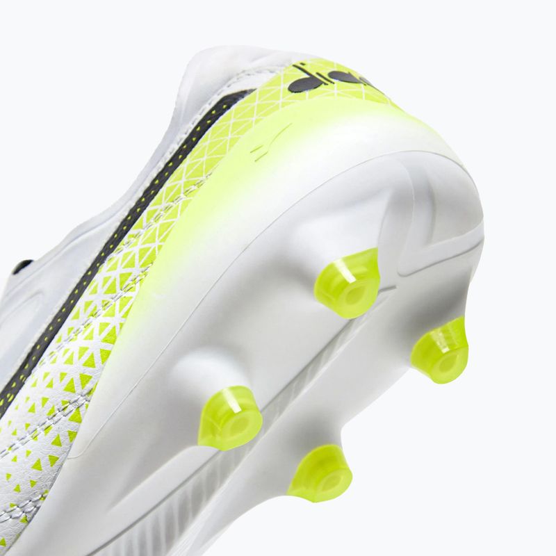Чоловічі футбольні бутси Diadora Brasil Elite Tech GR LPX білі/чорні/флуо жовті 16