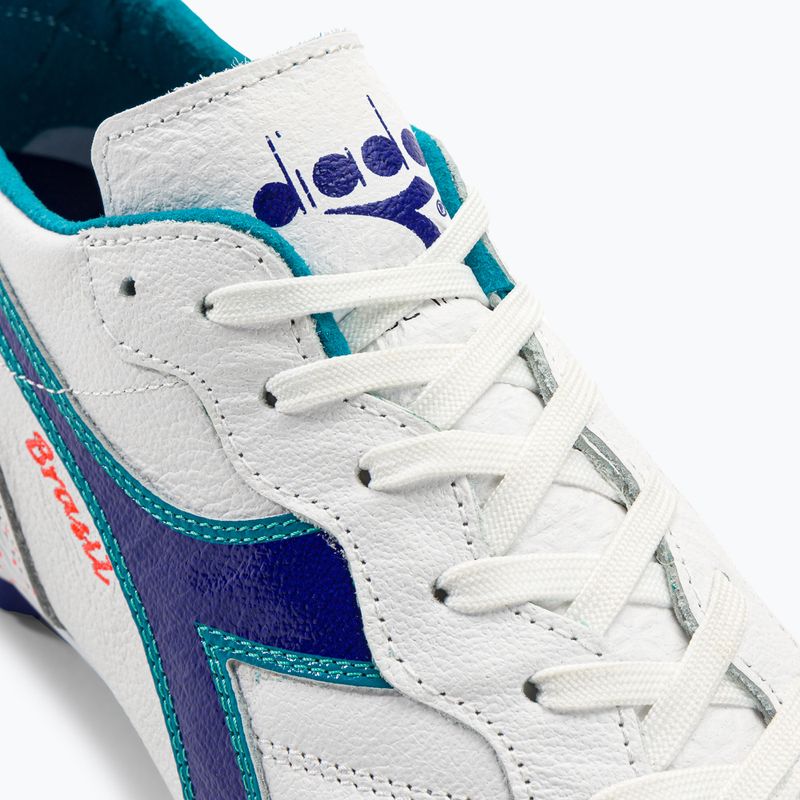 Чоловічі футбольні бутси Diadora Brasil Італія OG GR LT+ MDPU білий/синій 8