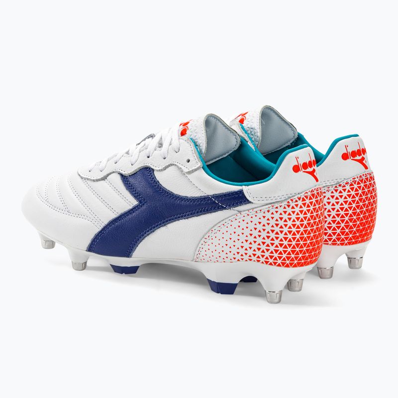 Чоловічі футбольні бутси Diadora Brasil GR LT+ MPH білі/сині 3