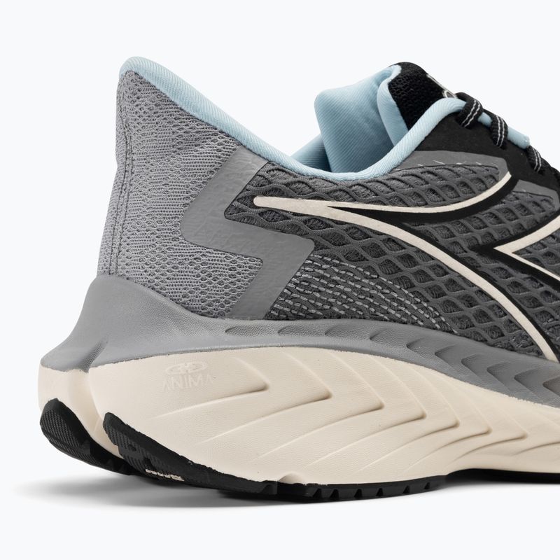 Чоловічі кросівки Diadora Strada сталеві сіро-чорні 10