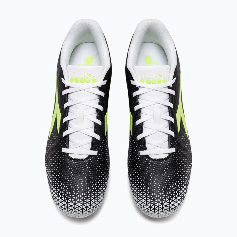 Чоловічі футбольні бутси Diadora Pichichi 6 MG14 чорно-жовті флуоресцентні/білі 11