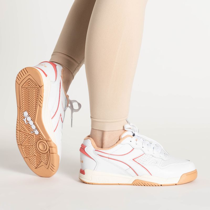 Черевики Diadora Winner bianco/rosa pesca pallida 2