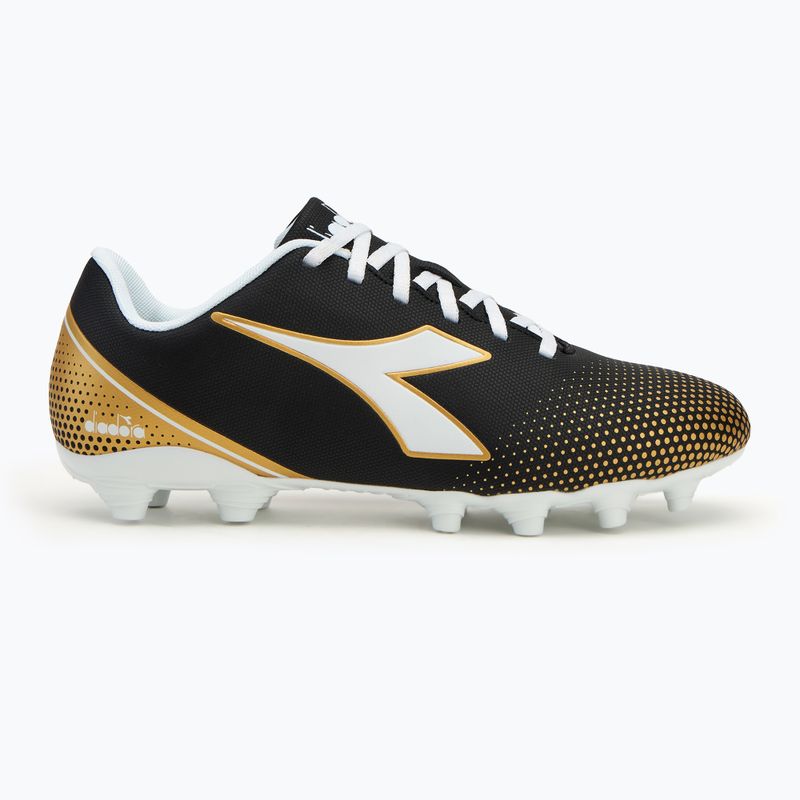 Кросівки футбольні чоловічі Diadora Pichichi 7 MG14 blavk/white/gold 2