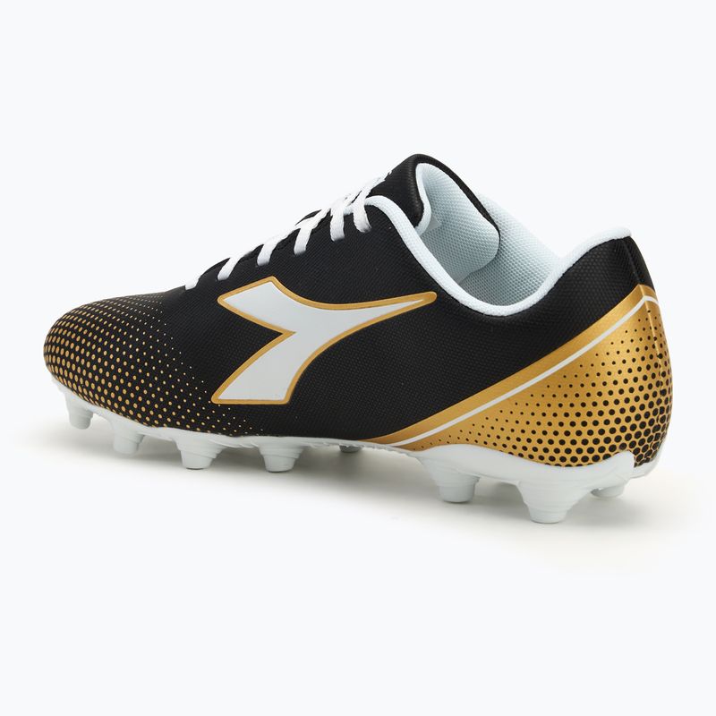 Кросівки футбольні чоловічі Diadora Pichichi 7 MG14 blavk/white/gold 3