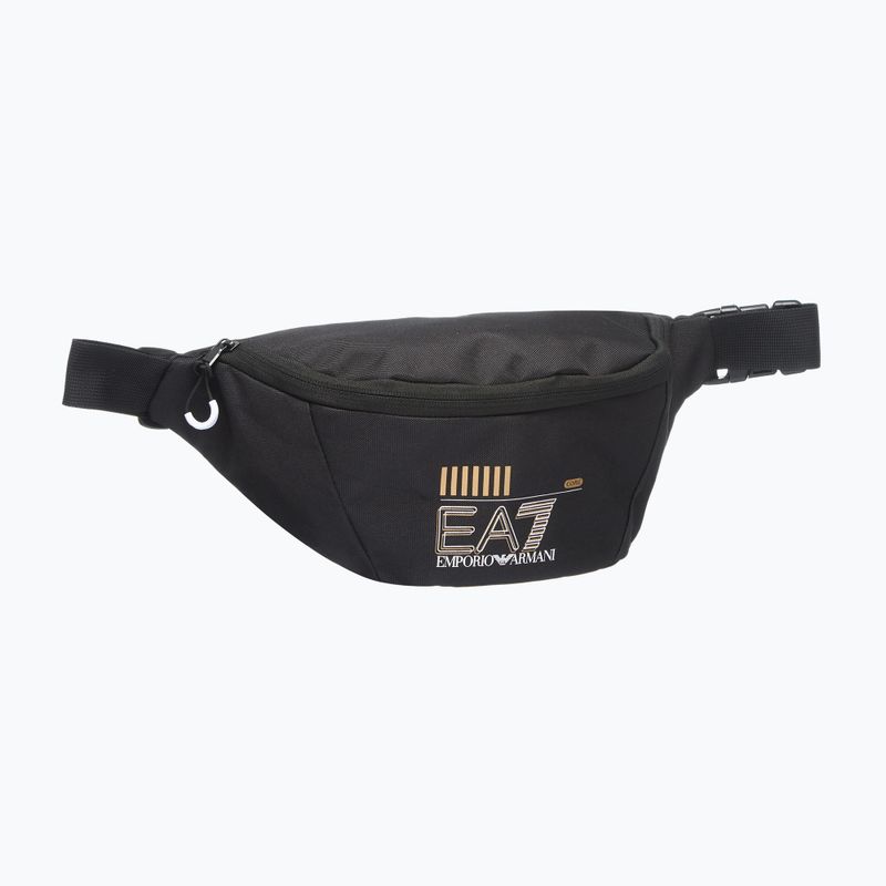 EA7 Сумка для нирок Emporio Armani Train Core 2.5 л з логотипом чорний/золотий 2