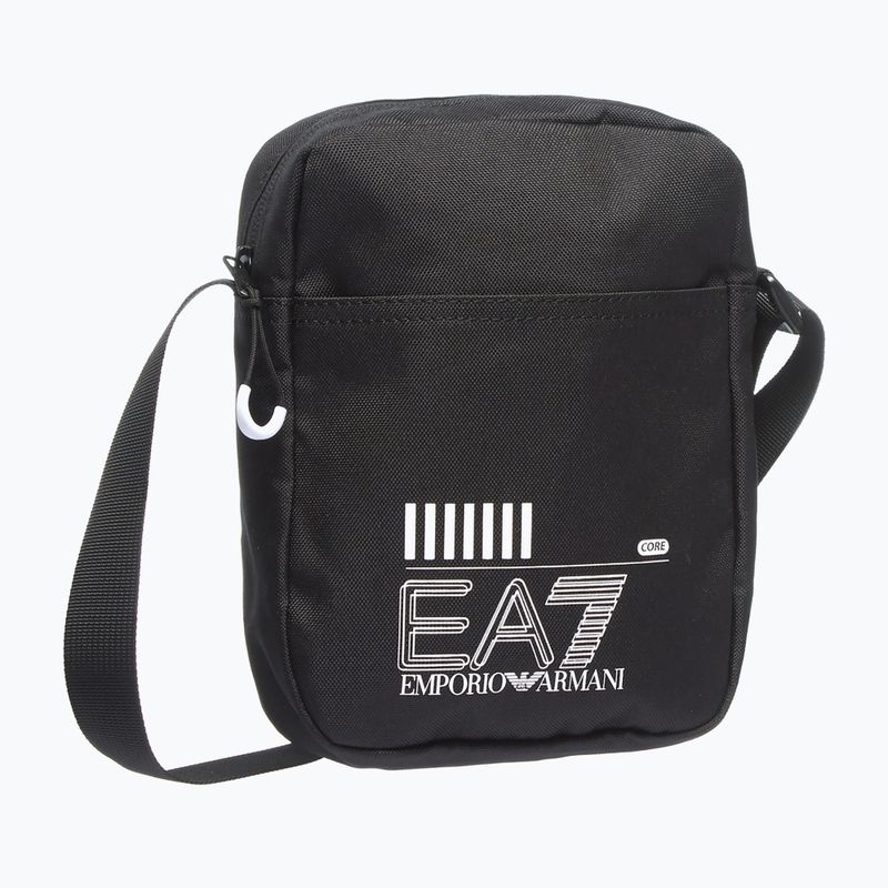 EA7 Сумка з логотипом Emporio Armani Train Core 2 л чорна/біла 3