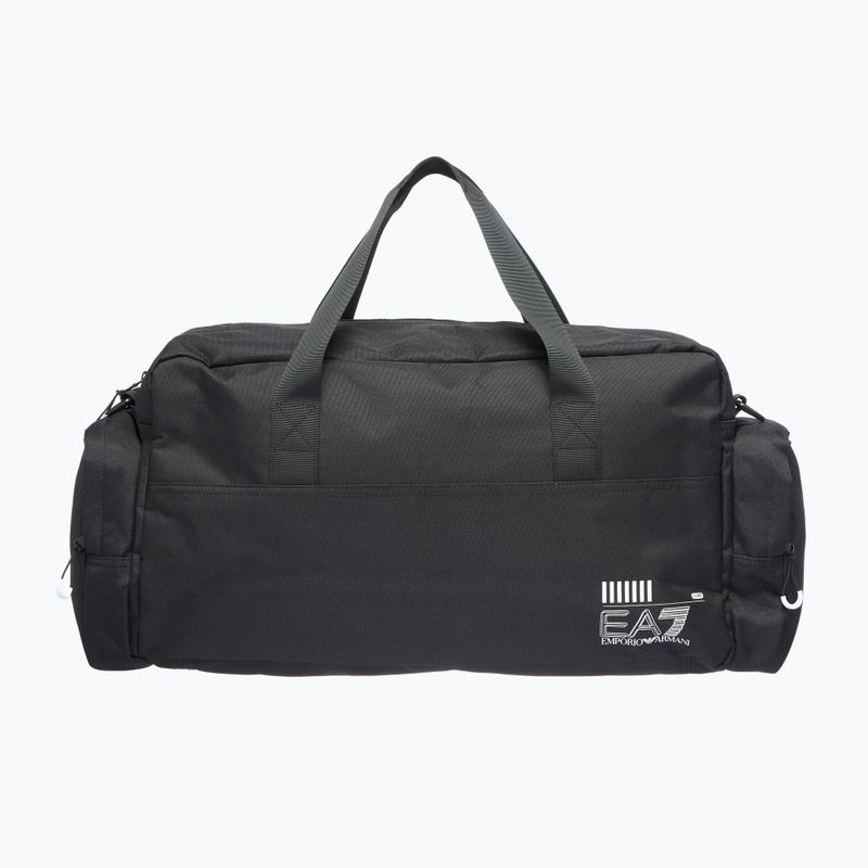 Спортивна сумка EA7 Emporio Armani Train Core чорно-біла з логотипом