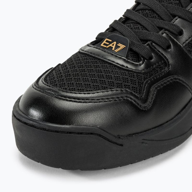 Кросівки EA7 Emporio Armani Basket Mid triple black/gold 7