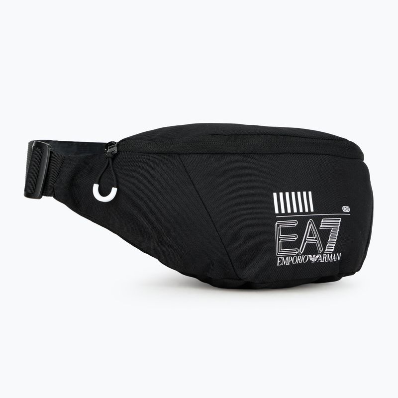 EA7 Emporio Armani Train Core 2.5 л чорний/білий з логотипом на нирці EA7 Emporio Armani Train Core 2.5 л 2