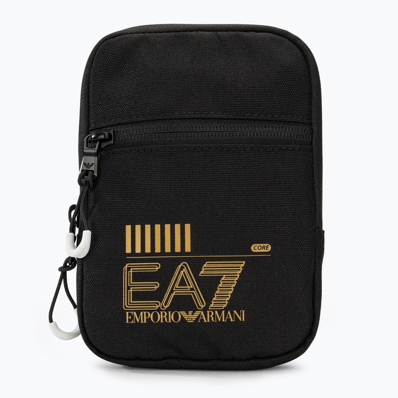 EA7 Сумка з логотипом Emporio Armani Train Core Mini чорна/золота 2