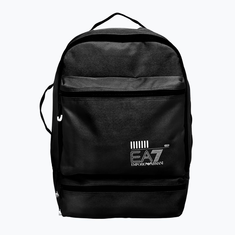 EA7 Рюкзак міський Emporio Armani Train Core 23 л чорний/білий з логотипом