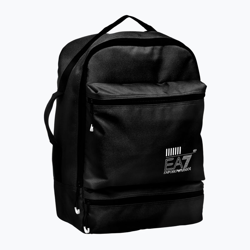 EA7 Рюкзак міський Emporio Armani Train Core 23 л чорний/білий з логотипом 3