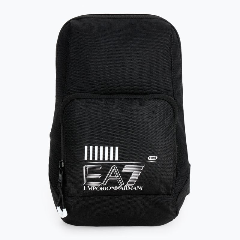 EA7 Сумка з логотипом Emporio Armani Train Core 2.5 л чорна/біла