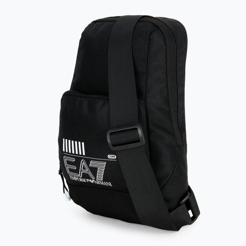 EA7 Сумка з логотипом Emporio Armani Train Core 2.5 л чорна/біла 2