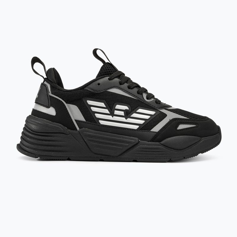 Кросівки EA7 Emporio Armani Ace Runner triple black/silver 2
