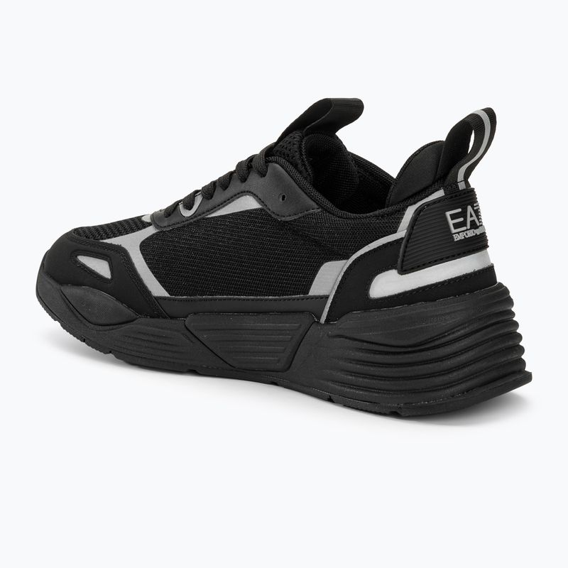 Кросівки EA7 Emporio Armani Ace Runner triple black/silver 3