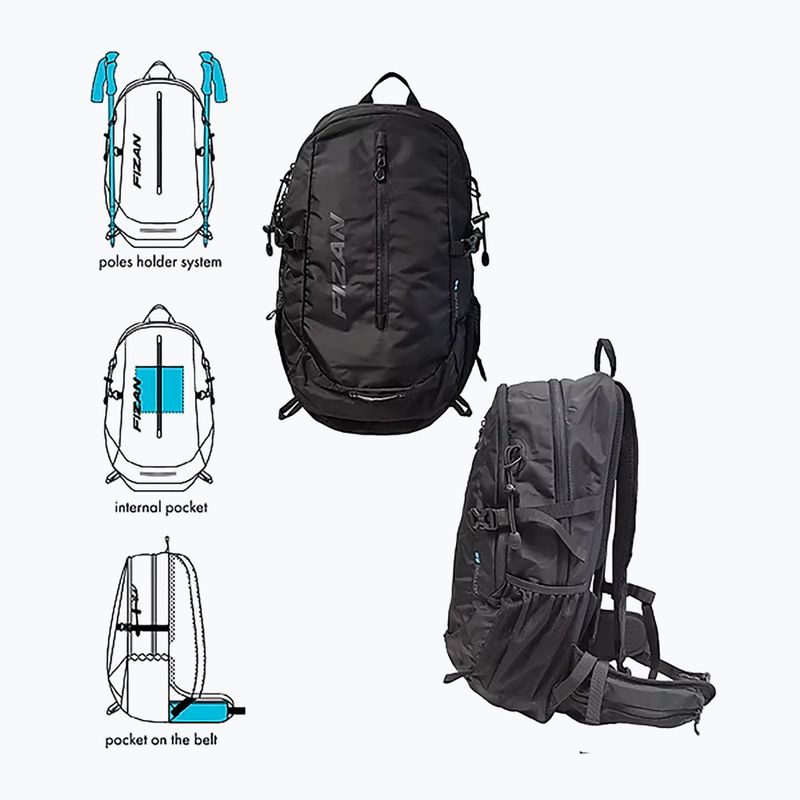 Рюкзак туристичний Fizan Active 28 l black 2