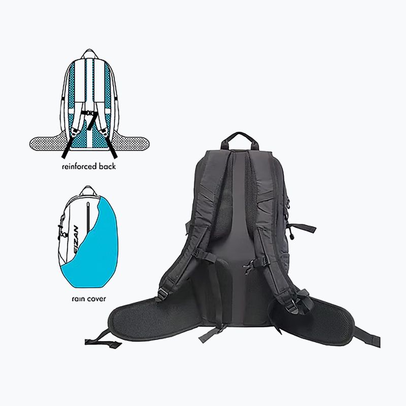 Рюкзак туристичний Fizan Active 28 l black 3