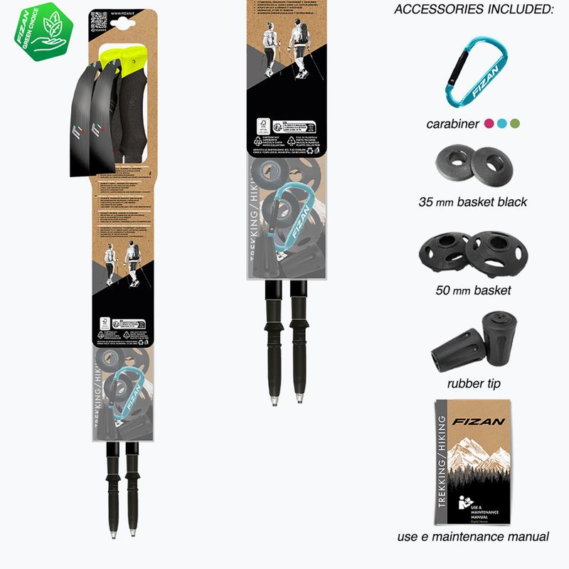 Палиці Fizan Compact Pro yellow 7