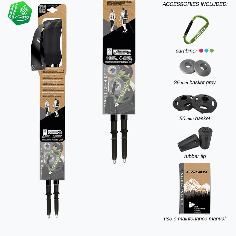 Палиці трекінгові  Fizan Compact blue 7