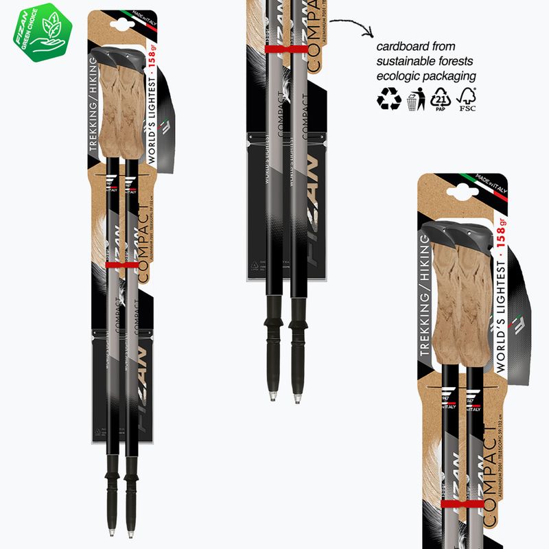 Палиці трекінгові  Fizan Compact grey 6