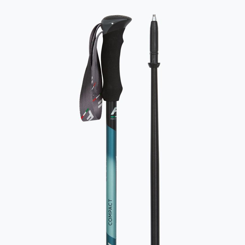 Палиці трекінгові Fizan Compact water green 3