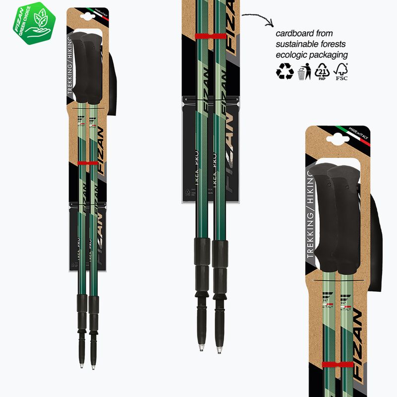 Палиці трекінгові  Fizan Trek Pro dark green 6