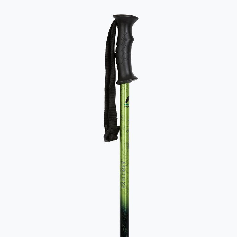 Палиці трекінгові  Fizan Explorer lime/grey 2