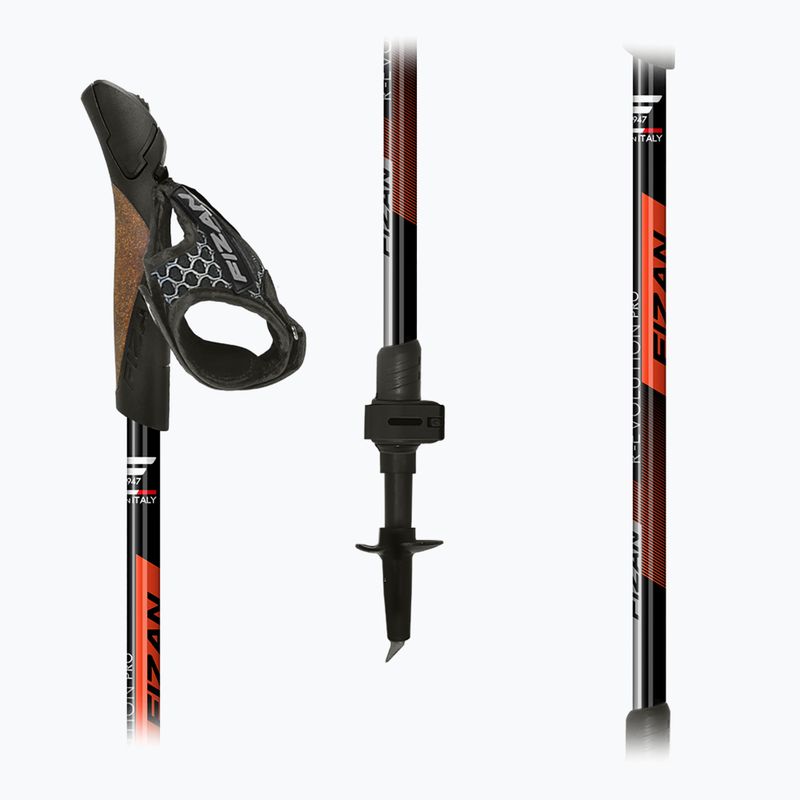 Палиці для скандинавської ходьби Fizan R-Evolution Pro red 4