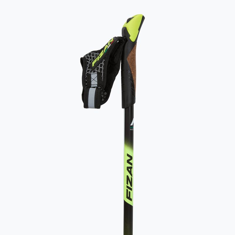 Палиці для скандинавської ходьби Fizan Carbon Race yellow 2