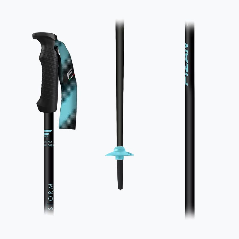 Палиці лижні Fizan Storm black/blue 2
